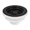 Ruvati Kitchen Sink Basket Strainer Drain Assembly Matte Black RVA1038BL - alternate 4